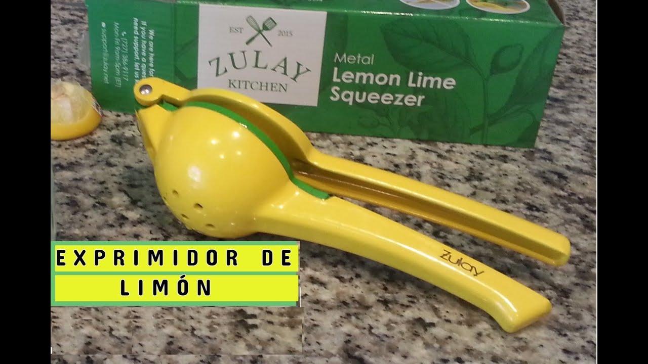 Como usar un exprimidor de limon YouTube Como usar un exprimidor de limon YouTube