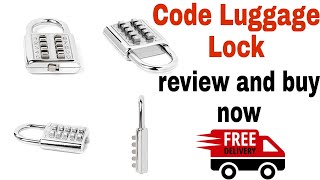 Code Luggage Lock || Travel Code Lock Luggage Padlock(Polished)