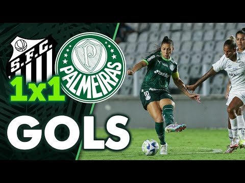 SANTOS 1 X 1 PALMEIRAS | GOLS DO BRASILEIRÃO FEMININO 2023