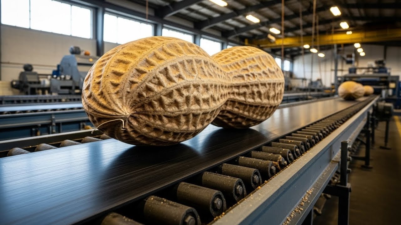Inside a Peanut Factory: From Harvested Peanuts to Ready-to-Eat Products (Full Process)