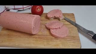 How to Make Homemade Chicken Bologna - the perfect sandwich filler!