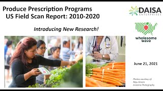 Webinar: Produce Prescription Programs Then & Now: Implications for Health & Systems Improvement