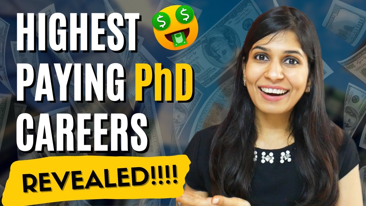 Best high paying PhD Career Options 🔥🤯