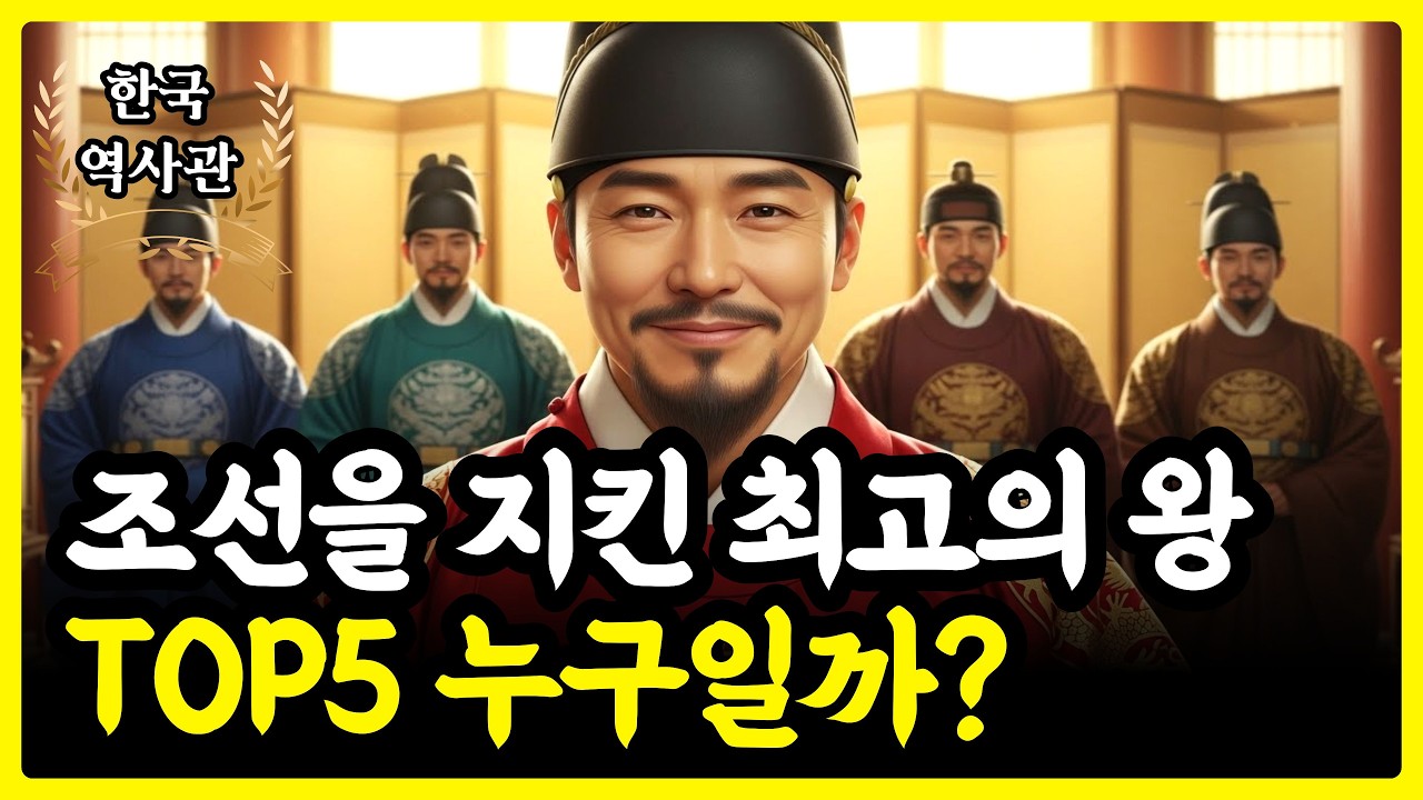 조선을 지켜낸 ‘최고의 왕’ TOP5는 누구였을까? | 한국역사관 - YouTube