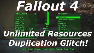Fallout 4 Infinite Resources Glitch / Exploit AFTER PATCH! Unlimited Resources! (Fallout 4 Glitches)