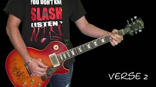 Guns N Roses - Knockin On Heavens Door (slow lesson)