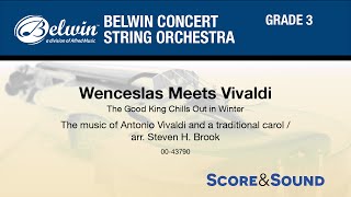 Wenceslas Meets Vivaldi, Arr. Steven H. Brook - Score Sound
