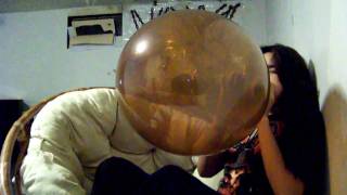 Blowing Balloon Up Until It Pops