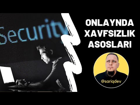 Video: Onlayn xavfsizlik va axloq nima?