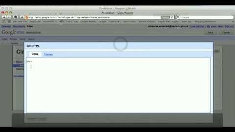 Google Sites Tutorial 1: create a collaborative class website
