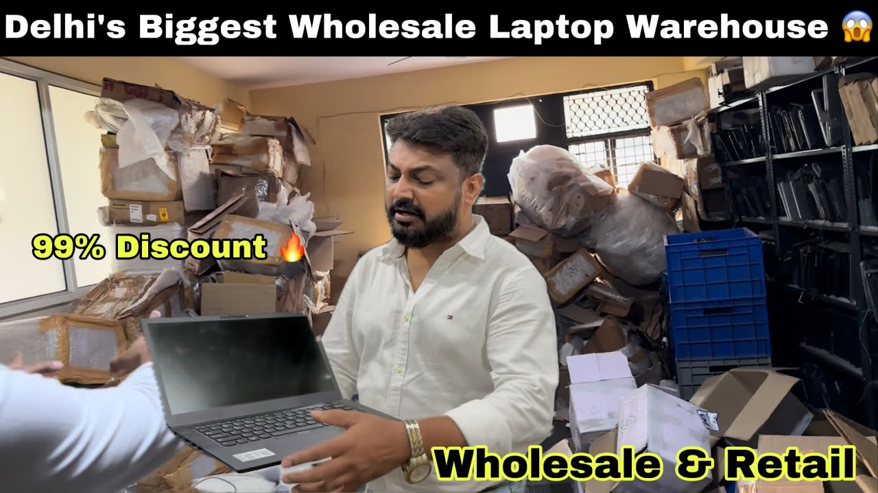 Off Brand Computer Delhi's Biggest Wholesale Laptop Warehouse 😱| Brand New Laptop In ...