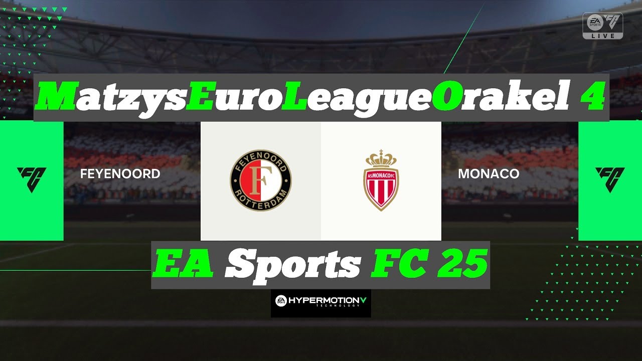 Programme Du Match Monaco Vs Feyernoord Rotterdam – Coupe D'Europe C2 Saison 1991/92