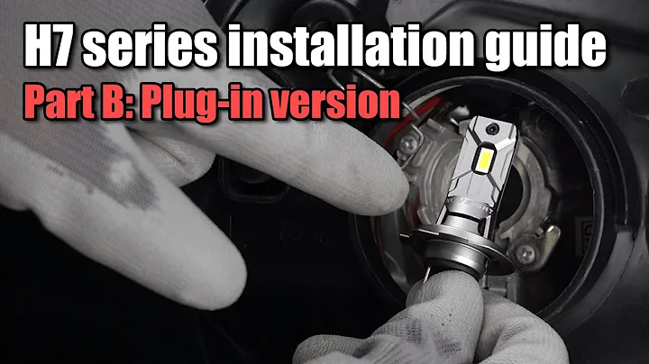 Novsight H7 LED Plug and Play version installation guide - How to install H7 LED bulbs
