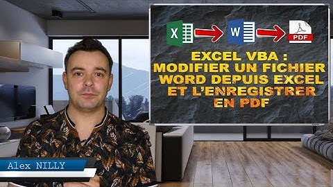 Excel VBA : Modification d