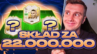 BUDOWANIE SKŁADU za 22 MILIONÓW na FUT CHAMPIONS! FIFA 22 Ultimate Team