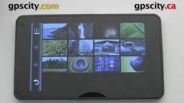 Garmin Nuvi 37XX series picture viewer Quick look with GPS City