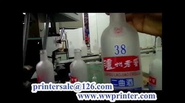 Automatic Glass Wine Bottle Silk Screen Decoration Machine(4 color printing)
