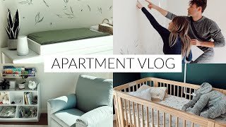 VLOG: preparing for BABY to come HOME!! (finalizing nursery &amp; apartment)
