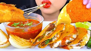 ASMR BIRRIA TACO & CRUNCHY TACO MUKBANG COMPILATIONS (EATING SOUNDS) ASMR Phan