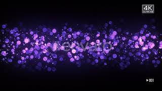 Purple Particles Backgrounds || Videohive Motion Graphics