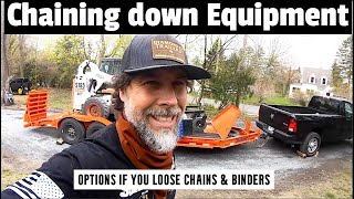 3 ways I chain down equipment.