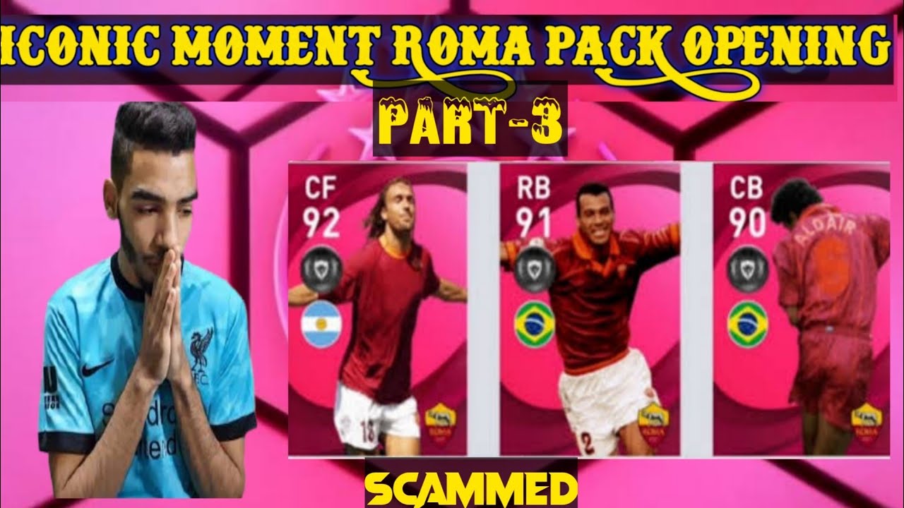 Roma Iconic Moment Pack Opening Pes 2021 | Part -3 | Scam Pack | 100 Subscriber Special | Worst |