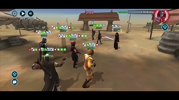 Fennec BH with Level 9 BAM Datacron against LV Inquisitors in GAC