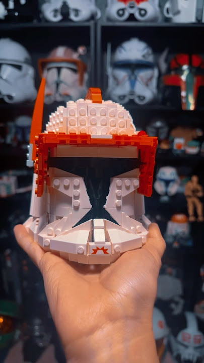Retired LEGO Commander Cody helmet 🧡 #starwarslego #retiredlego #commandercody #order66