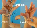 Hướng dẫn làm ngôi sao 5 cánh và 10 cánh bằng DÂY THUN