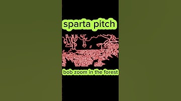 sparta pitch bob zoom in the forest #kinemaster #shortvideo #animation #capcut #cartoon #graphics