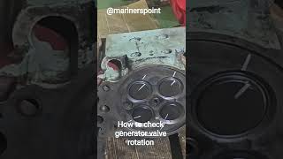 How to check generator valve rotation #generator #engineroom #ship #merchantnavy #marineengineer