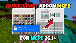 Best Quick Craft Addon for MCPE 26.1+ | New Quick Craft Mod for MCPE! screenshot 5