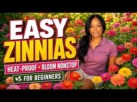 Zinnias Are EASY, Heat Proof & Bloom Nonstop ๐ธ How to Grow Zinnias for Beginners