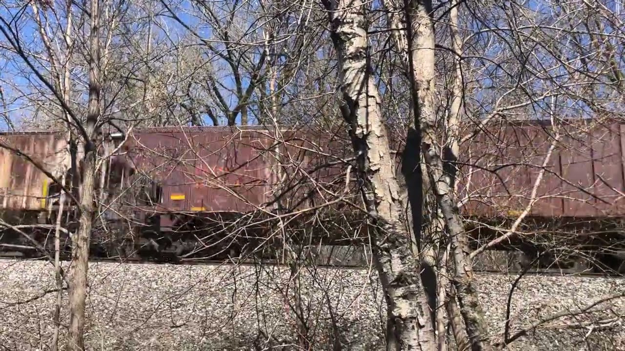 CP 9721 and NS 1191 haul Manifest Train passing Plymouth MN