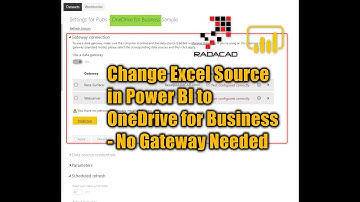 Change Excel Source in Power BI to OneDrive for Business   No Gateway Needed