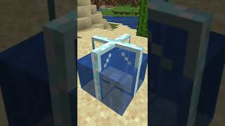Minecraft cursed glass #shorts #minecraft