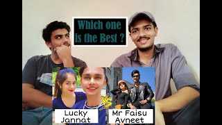 Faisu & Jannat | Siddharth & Avneet | Lucky & Arishfa | Manjul & Rits brand new tiktok | Reaction