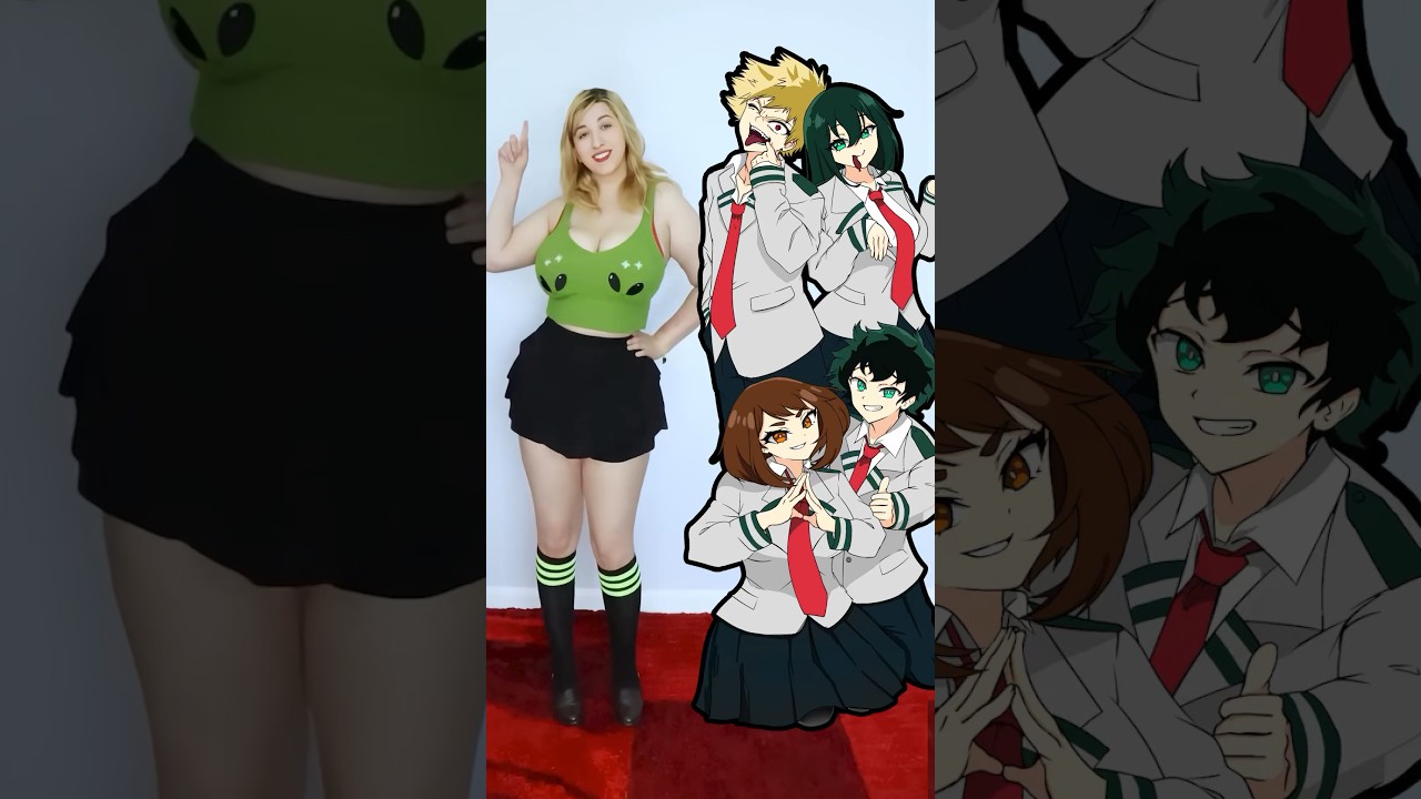 FROPPY X KACCHAN X URARAKA X DEKU 🐸 2D VS 3D 💥