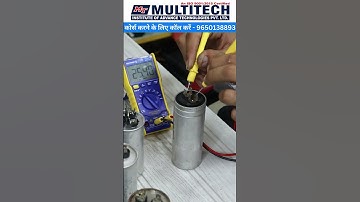 Capacitor Checking #capacitor #testing #multimeter