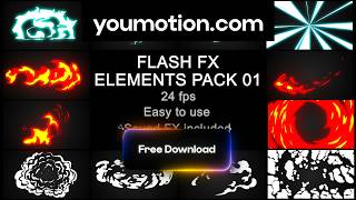 Elements Pack 01 — Free Smoke, Fire & Energy Elements + SFX (Ae, Pr, Dr, FCPX)