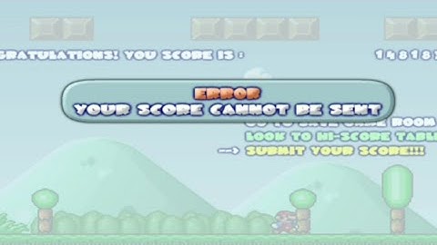 Mario Forever Android v1.17.2 | Mario Minix and world score error bug