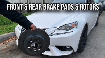 How To Replace Brake Pads and Rotors on Your 2013 - 2017 Lexus GS350, IS200T & IS350