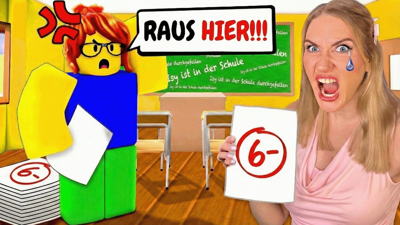 ISY VERSAGT beim MATHE TEST! 🌸 Roblox