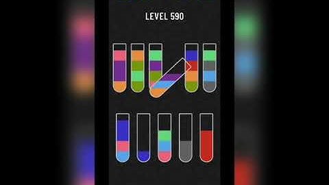 Water sort puzzle level 590