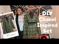 THRIFT FLIP / WARDROBE DIY | Chanel Inspired Jacket and skirt DIY