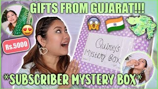 I Paid My *GUJARAT* Subscriber Rs.5000 to make a MYSTERY BOX! *BEST BIRTHDAY GIFTS* | ThatQuirkyMiss