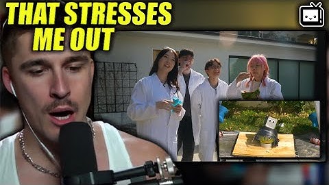 Ludwig REACTS to "BREAKING EVERYTHING WITH A $4,000 TUNGSTEN CUBE"