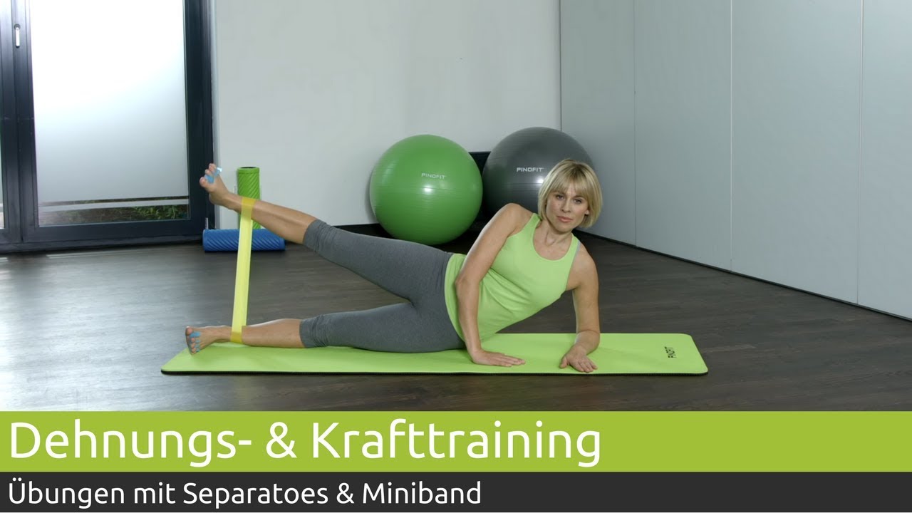 Dehnungs- und Krafttraining mit Separatoes & Miniband