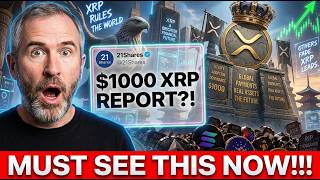 EVERY XRP HOLDER NEEDS TO SEE THIS NOW!!! ($1000 XRP REPORT!)