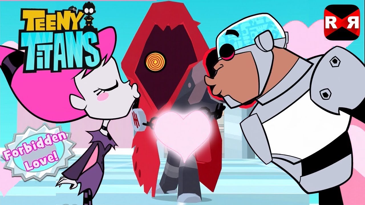 Teeny Titans Forbidden Love Cyborg And Jinx Vs The Hooded Hood Youtube